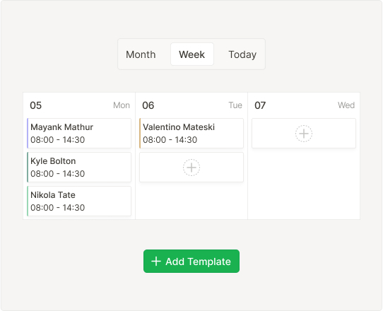 Efficient scheduling